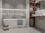 Настенная плитка Starck Grey 20.1х40.5 Azori матовая керамическая 509641101