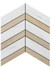 Мозаика SM01/SI03 Chevron 37,5x29x10 неполированная керамогранит