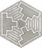 Керамогранит Hexagono Igneus Cemento 26.8x23.3 Vives Rift матовый универсальная плитка 32725