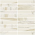 Мозаика I Classici Calacatta Gold Mos.3x15 Glossy (750721) 30x30 керамогранит полированная, бежевый, белый