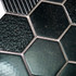 Мозаика Saba Iron стекло 26.4х30.4 см Bonaparte глянцевая чип 73х73 мм, серый