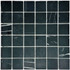 Мозаика Marble Mosaic Nero Marquina Mat камень 30.5х30.5 см матовая чип 48х48 мм, черный