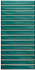 Настенная плитка Sb Teal Matt 12,5x25 Wow матовая, рельефная (структурированная) керамическая 128695