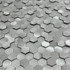 Мозаика Marble Mosaic Gravity Aluminium 3D Hexagon Metal (Big) алюминий 30х30 см чип 14х14 мм, серебро-silver