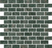 Декор MM13123 Эвора Мозаичный Зеленый глянцевый 30x32 Kerama Marazzi керамический