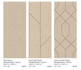Настенная плитка Tailor Taupe Diamond 59,6x150 Porcelanosa матовая, рельефная (структурированная) керамическая 100337318