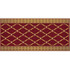 Бордюр Cenefa Delis Burdeos Gold 20x10 глянцевая