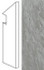 Плинтус Marvel Bardiglio Grey Battiscopa Sag. Dx керамогранит