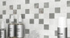 Мозаика Opale Grey Mosaic керамика 30х30 глянцевая, матовая, белый, серый 587433004