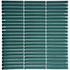 Мозаика Marble Mosaic Kit-Kat Grass керамика 28.2х29.4 см полированная чип 12x92 мм зеленый
