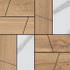 Декор Inciso Nat Ret (mix 5 essenze) 30x30 La Fabbrica Honey Wood матовый 191050