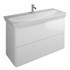Тумба с раковиной Burgbad Iveo SFEN120F2833G0161C0001*1 120 белый глянец