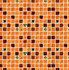 Мозаика Orion-22 мрамор+камень 30х30 см матовая чип 15х15 мм, оранжевый
