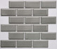 Мозаика PR 4595-34 керамика 29.1х29.5 см глянцевая чип 45х95 мм, серый
