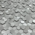 Мозаика Marble Mosaic Gravity Aluminium 3D Hexagon Metal (Big) алюминий 30х30 см чип 14х14 мм, серебро-silver
