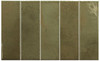 Керамогранит 32342 Bohemian Bronze Green 6х18.6 Equipe глянцевый, рельефный (рустикальный) настенная плитка УТ-00066816