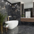 Керамогранит GG202 Namibia Black Grit Granula 60x120 Primavera матовый, рельефный (рустикальный) универсальная плитка 229259