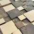 Мозаика Marble Mosaic Metal Bronze 30.5х30.5 см 3D чип 50x50/25x25 мм, bronze-бронза