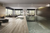 Керамогранит Travertino Lucido 150x150 Maxfine Travertini полированный универсальная плитка L150288MF6