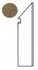 Плинтус Axi Brown Chestnut Battiscopa Sag.DX ANME 7.2x30 шт керамогранит