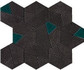 Декор Boost Tarmac Mosaico Hex Jade керамический