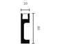 Плинтус NMC Wallstyl IL10