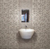Мозаика 7M032-15P мрамор 30.5х30.5 см Natural Mosaic Adriatica полированная чип 15х15 мм, серый