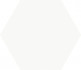 Керамогранит Good Vibes White 15x15 (hex.) (box 0,402) Cevica матовый универсальный