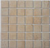 Мозаика P-512 керамика 30.6х30.6 см матовая чип 48х48 мм, коричневый