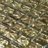 Мозаика Imagine Lab HT170-15 (gold) стекло 30х30 см глянцевая чип 15х15 мм, золотой-oro-gold