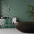 Настенная плитка Spike Bars B Royal Green 15х25.9 Wow глянцевая керамическая 135025