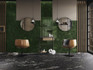 Настенная плитка Acrux Emerald 10x10 APE Ceramica Carmen глянцевая, рельефная (структурированная) керамическая