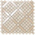 Мозаика Marvel Trav.Alabastrino Diagonal Mosaic керамика 30.5х30.5 см глянцевая, бежевый