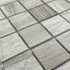 Мозаика Marble Mosaic Wood Grain Mat камень 30.5х30.5 см матовая чип 48х48 мм, серый, бежевый