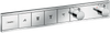 Термостатический смеситель на 4 потребителя Hansgrohe RainSelect для душа (внешняя часть)