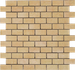 Декор Mosaico Rectangular Oregon-C Crema керамический