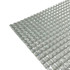 Мозаика Marble Mosaic Crystal Super White стекло 30х30 см глянцевая чип 10x10 мм, белый