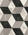 Мозаика Marvel Mosaico Esagono Multicolor Cold керамогранит 30х35 см лаппатированная, черный, серый, бежевый