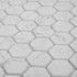Мозаика AGHG23-WHITE стекло 29.3х29.7 см матовая чип 23х26 мм, белый