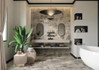 Керамогранит Forte dei Marmi Ceppo Apuano Cream Rett 80x80 Atlas Concorde антискользящий (grip), матовый универсальный 610010002723