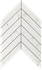 Декор Marvel Carrara Pure Chevron Wall керамический