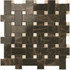 Мозаика Supernova Marble Frappuccino Dark Twist Mosaic  керамика 30.5х30.5 см Atlas Concorde глянцевая, коричневый 600110000071