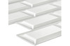 Комплект объемных 3D панелей Белый кирпич Lako Decor самоклеящиеся 300х300х4 мм ПВХ LKD-JF-2807