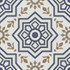 Керамогранит Bursa Blue Pre-cut 45x45 Etili Seramik матовый напольный
