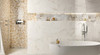 Мозаика Roma Gold Calacatta Delicato Leaves Mosaico-25,9x30,9 керамика глянцевая, бежевый, белый 36975