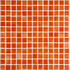 Мозаика Ezarri 2509-C стекло 31.3х49.5 см глянцевая чип 25х25 мм, красный