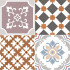 Напольная плитка Chic Helen Warm 45x45 матовая керамическая