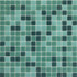 Мозаика ML42005S стекло 32.7х32.7 см глянцевая чип 20x20 мм, зеленый