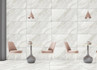 Керамогранит Lerix Silver (Carving) 60x120 Belleza универсальная плитка СК000043641
