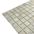 Мозаика Marble Mosaic Crema Marfil Mat камень 30х30 см матовая чип 23х23 мм, бежевый